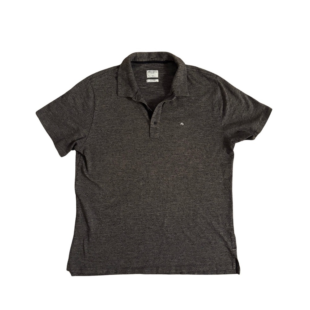 Rag & Bone Classic Black & Brown Polo Shirt